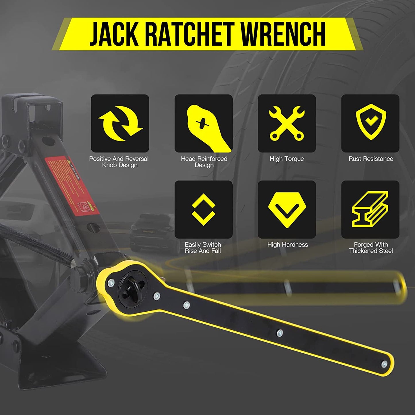 ❗ RATCHET WRENCH ❗ 🧰 LLAVE DE TRINQUETE PARA GATA 🚙