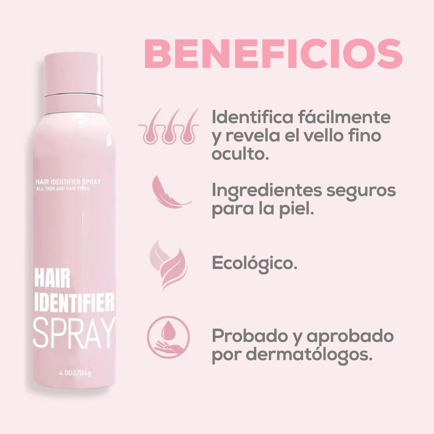 😍 SPRAY IDENTIFICADOR DE VELLO